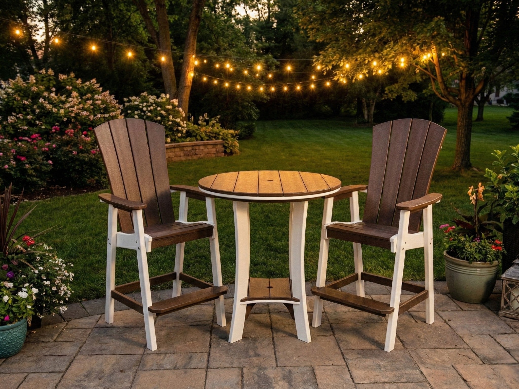 3-Piece Bistro Table & Chairs Set | Serenity Collection