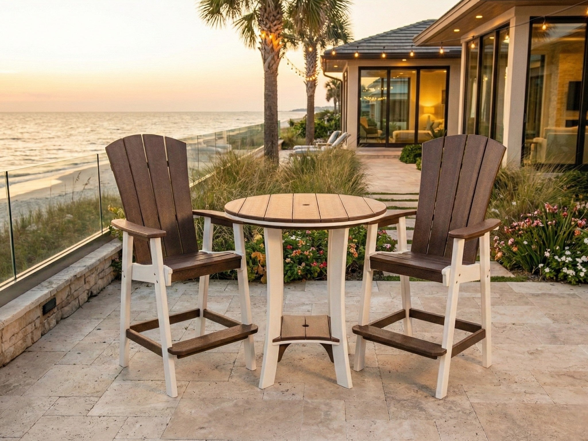 3-Piece Bistro Table & Chairs Set | Serenity Collection