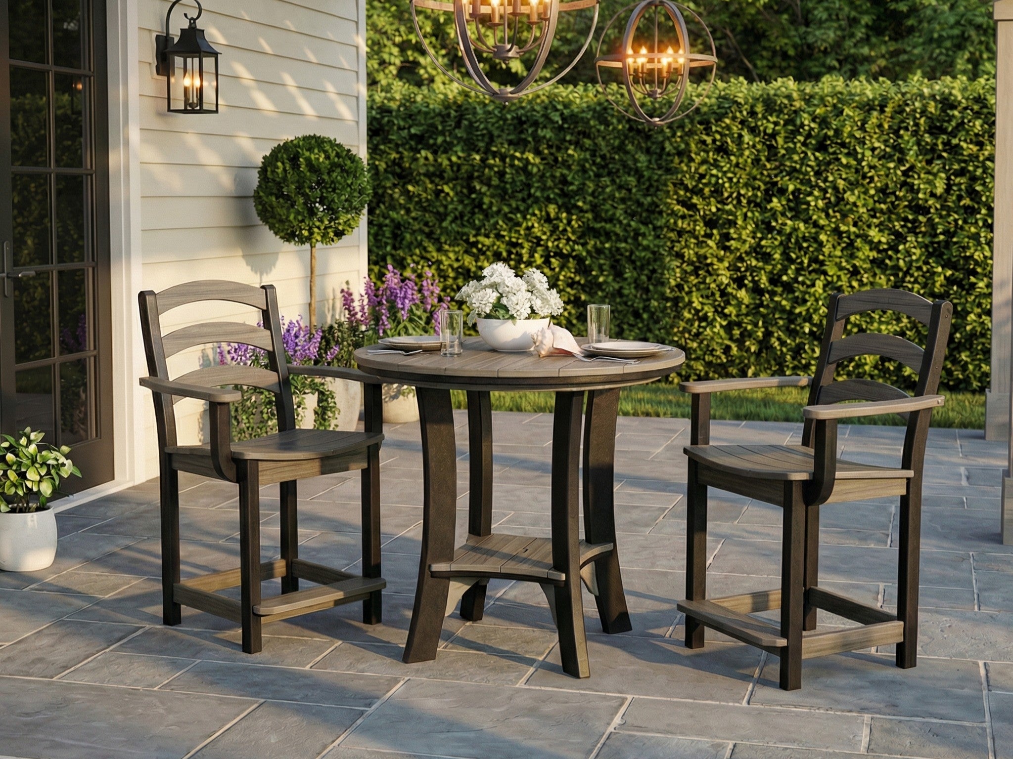 3-Piece Serenity Bistro Table & Chairs Set | Serenity Collection