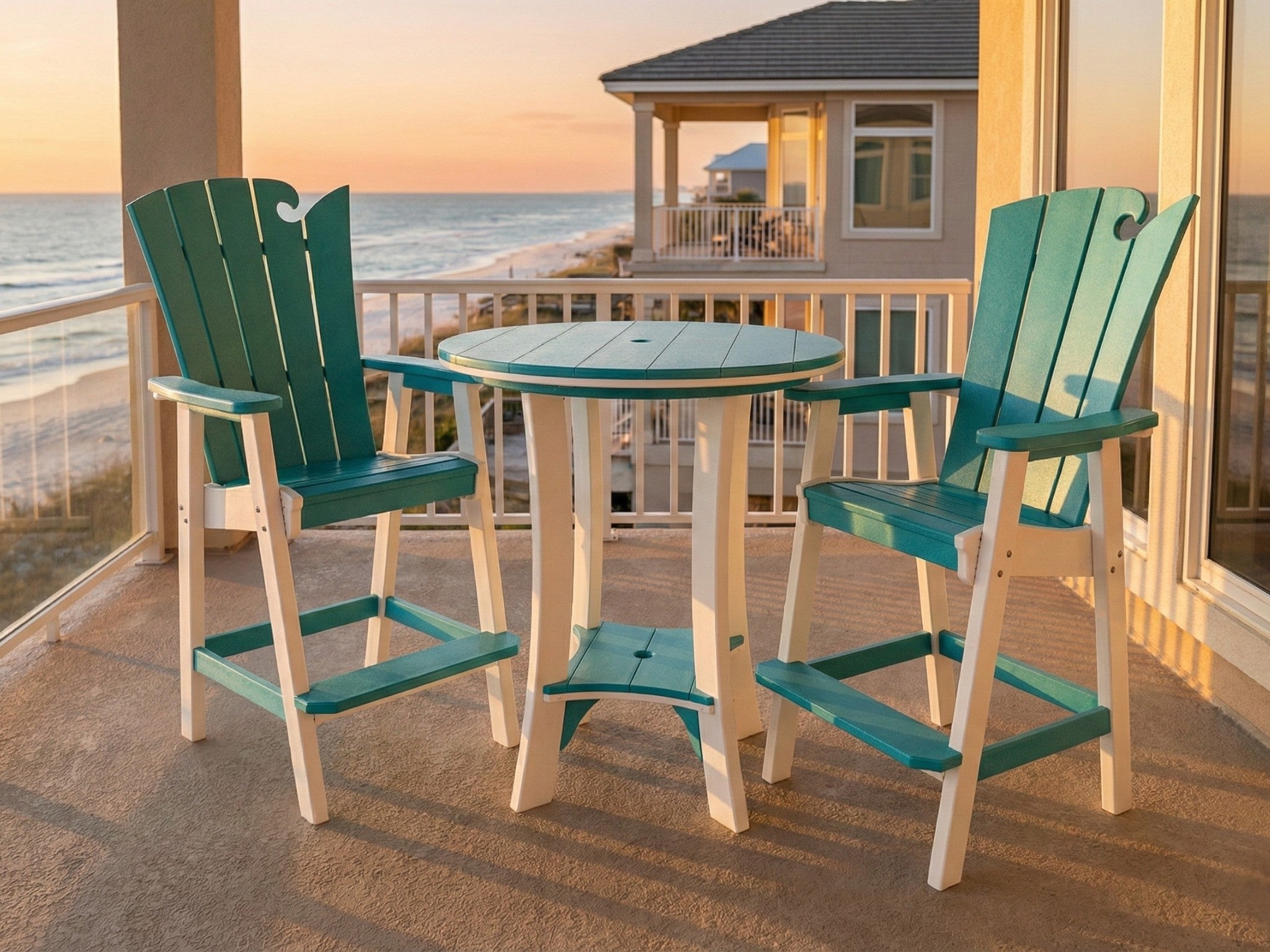 3-Piece Bistro Table & Chairs Set | Serenity Collection