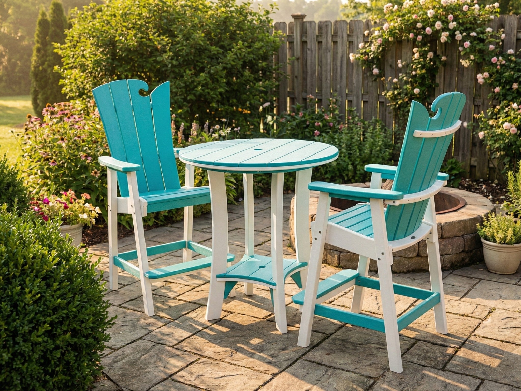 3-Piece Bistro Table & Chairs Set | Serenity Collection