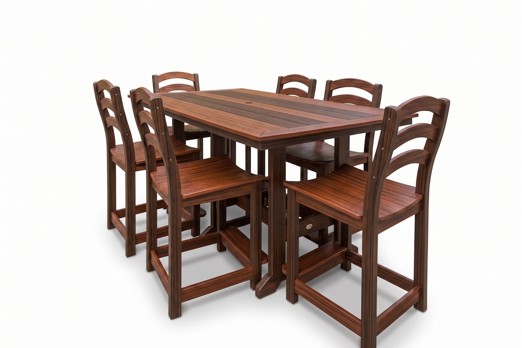 36" x 72" Rectangular Table & Chairs Set | Seabreak Collection