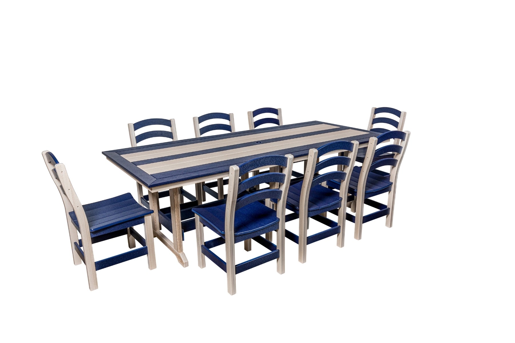 43"x96" Seabreak Table & Chairs Set