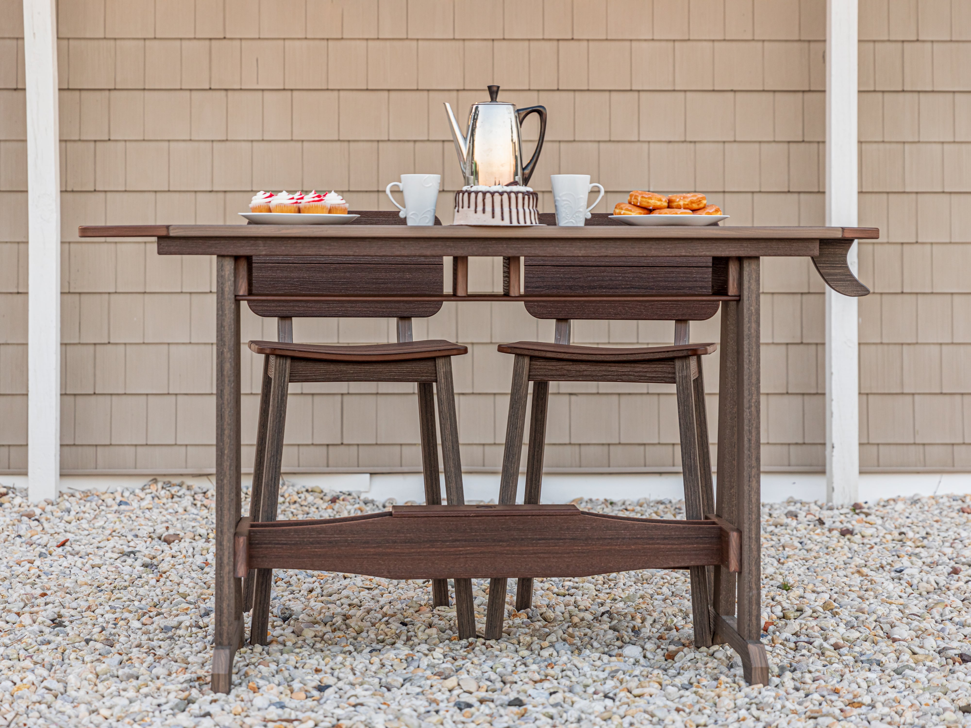 Poly Surfboard Table - 6' Surfaira Outdoor Furniture by Beaver Dam