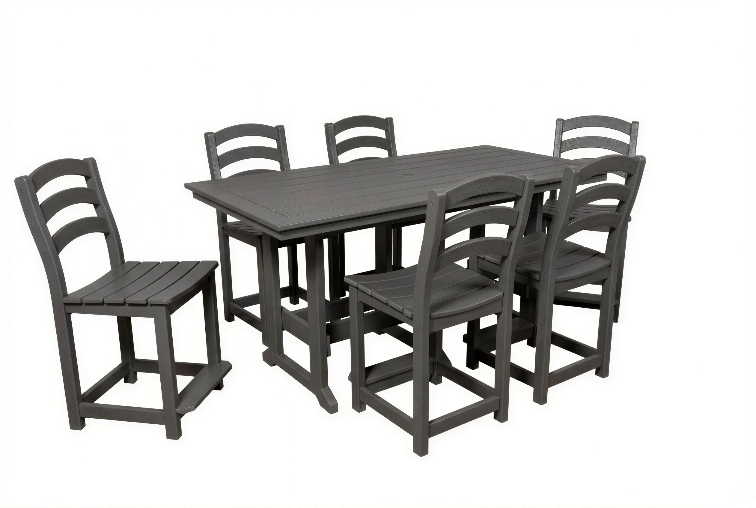 36"x72" Seabreak Table & Chairs Set