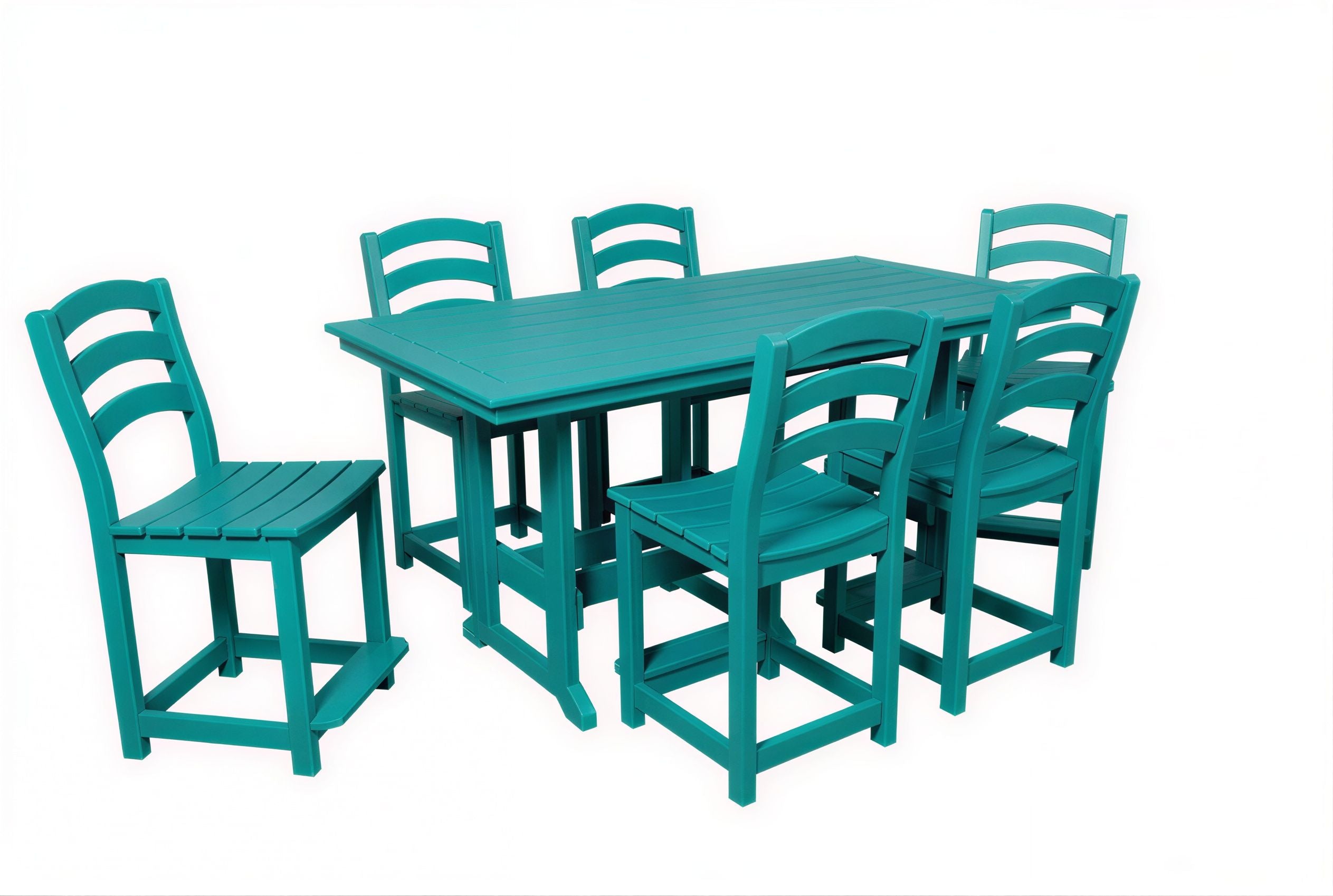 36"x72" Seabreak Table & Chairs Set