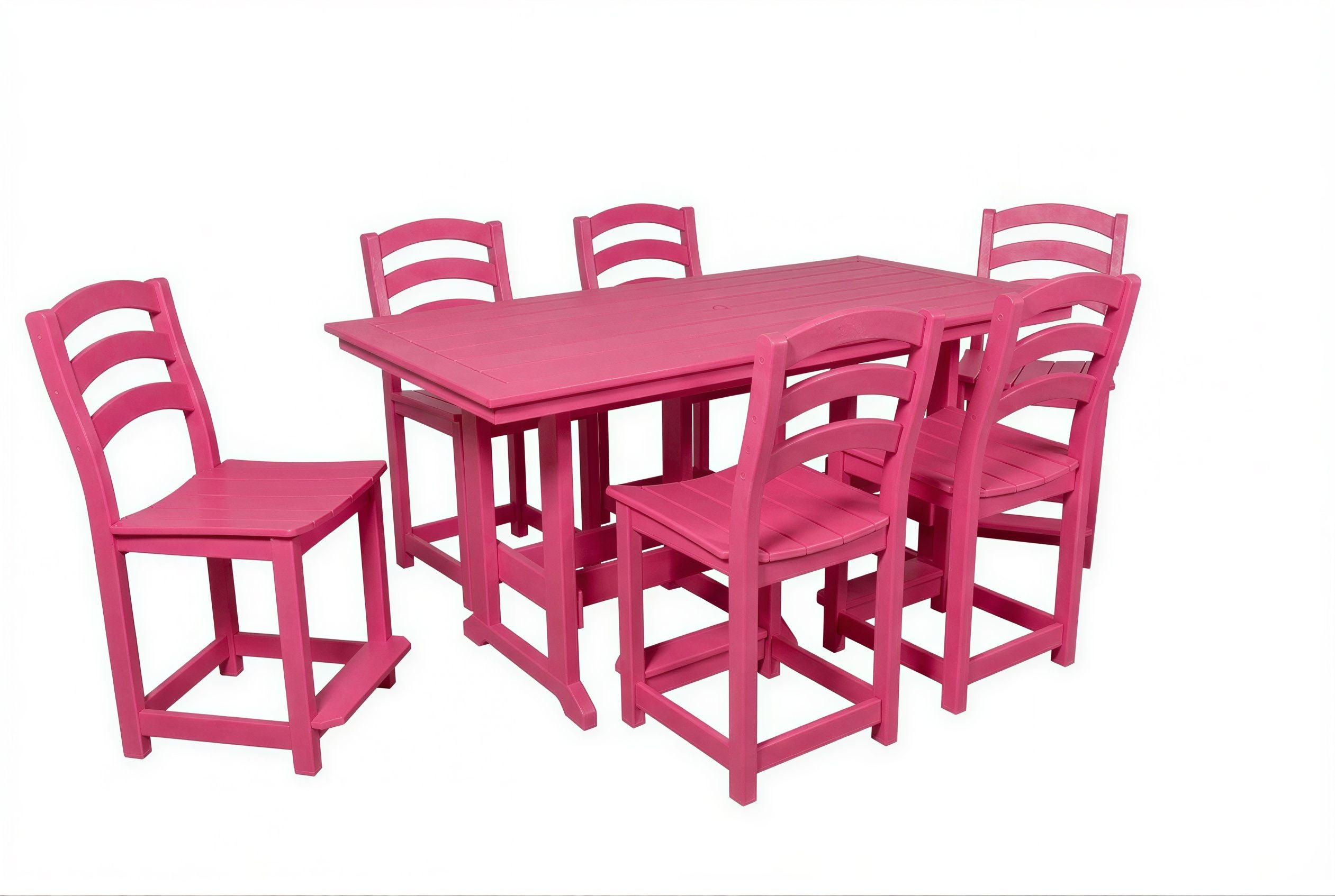 36"x72" Seabreak Table & Chairs Set