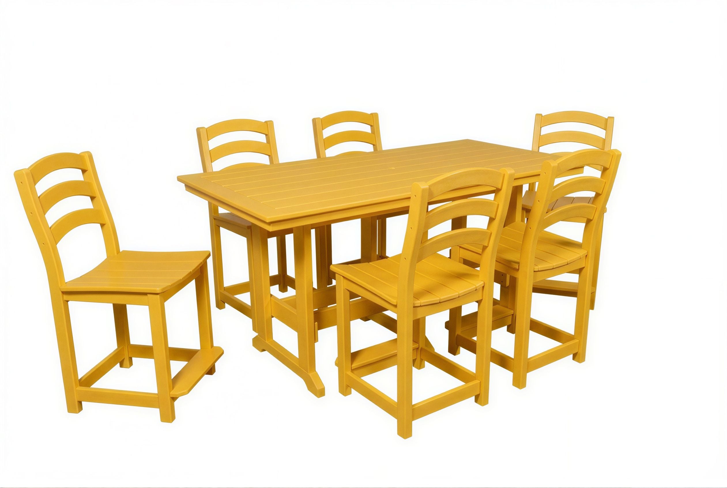 36"x72" Seabreak Table & Chairs Set