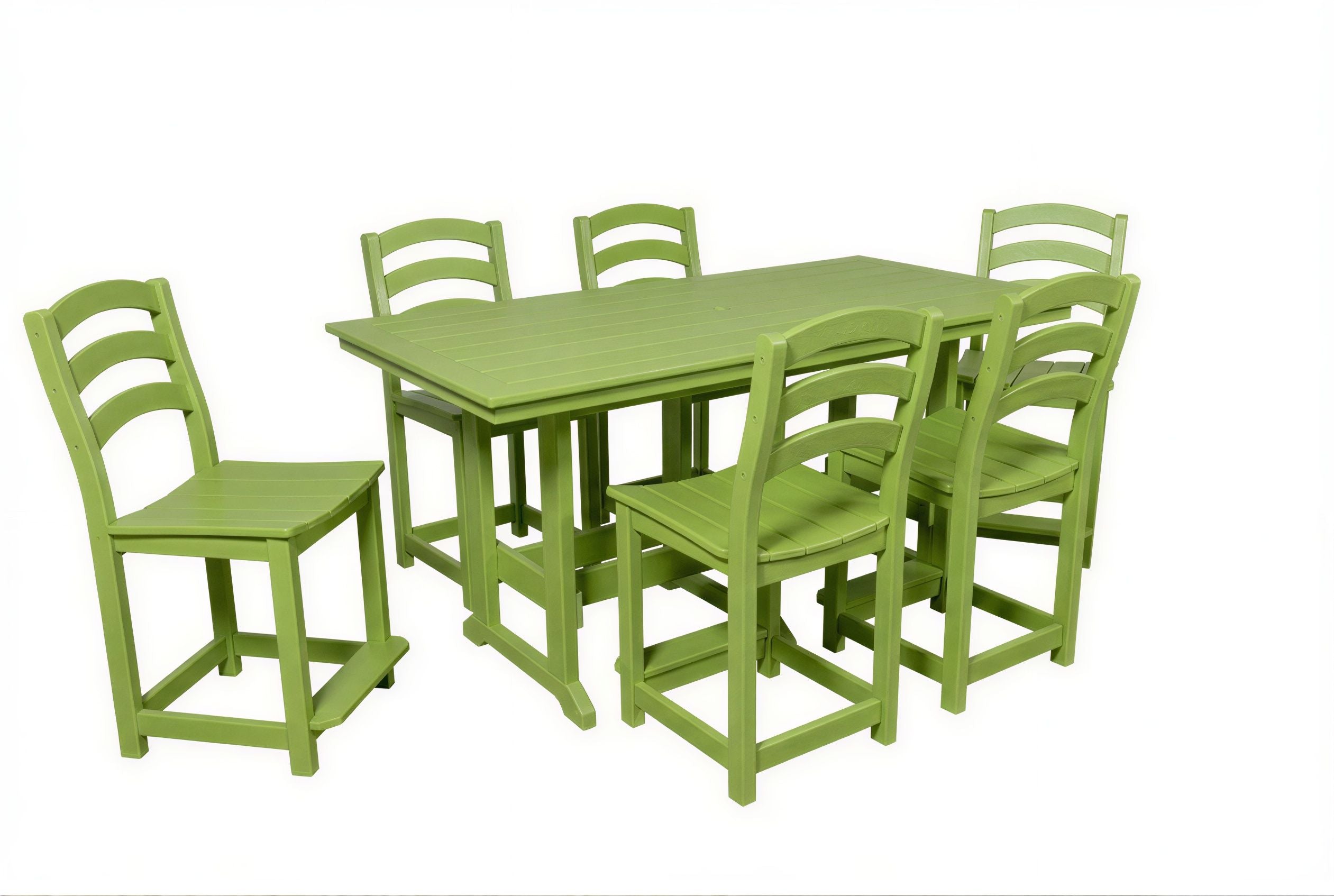 36"x72" Seabreak Table & Chairs Set