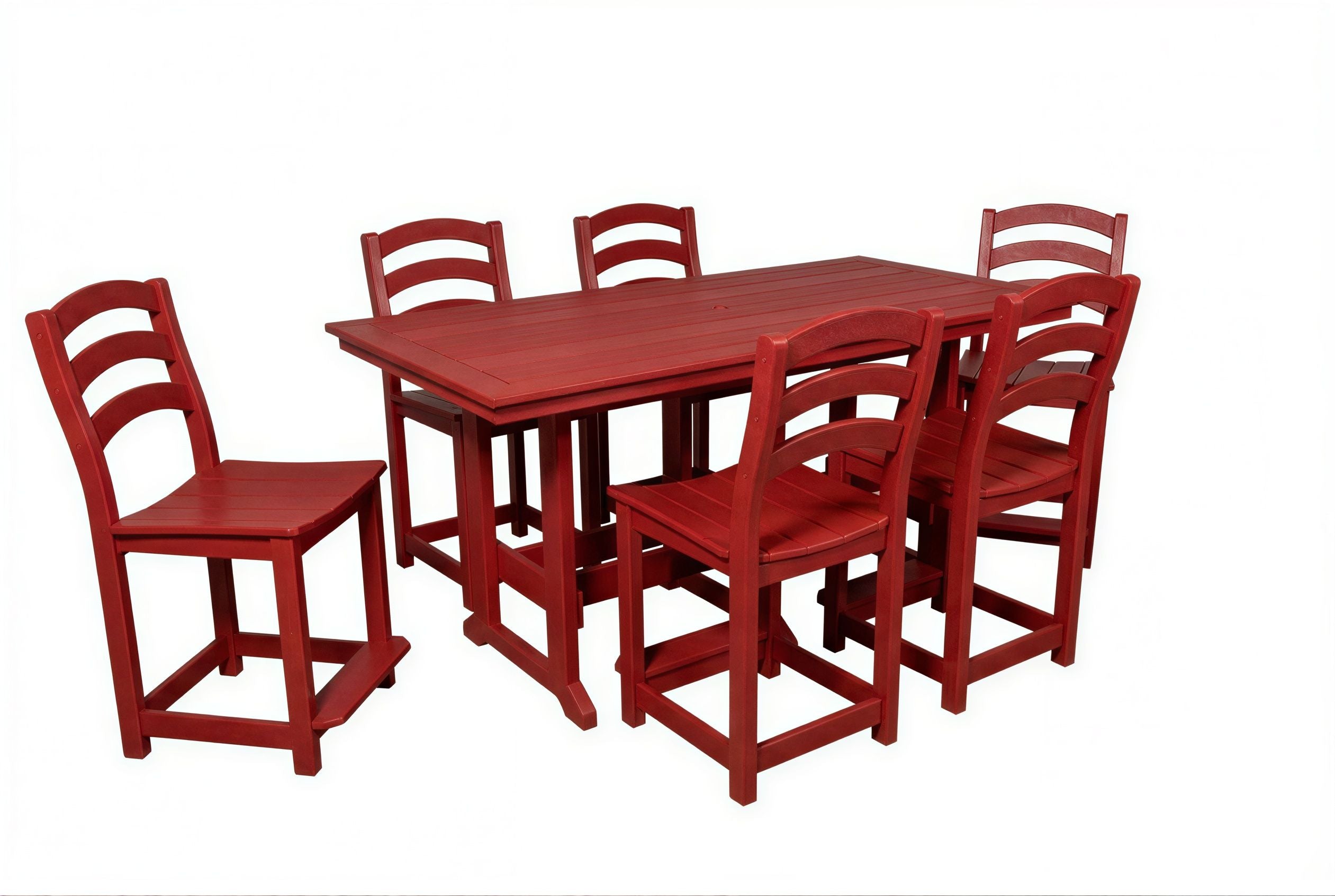 36"x72" Seabreak Table & Chairs Set