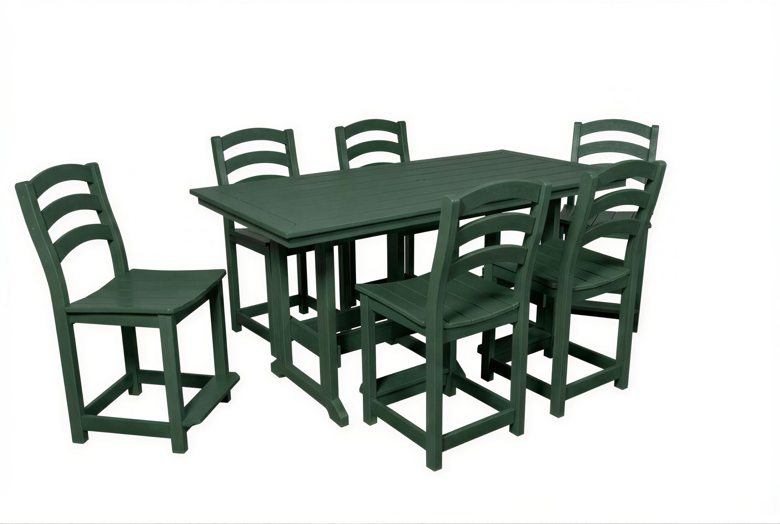 36"x72" Seabreak Table & Chairs Set