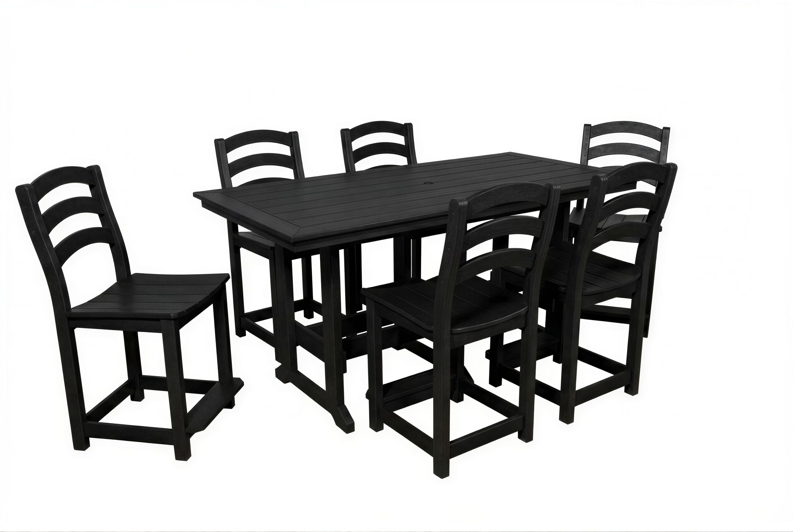 36"x72" Seabreak Table & Chairs Set