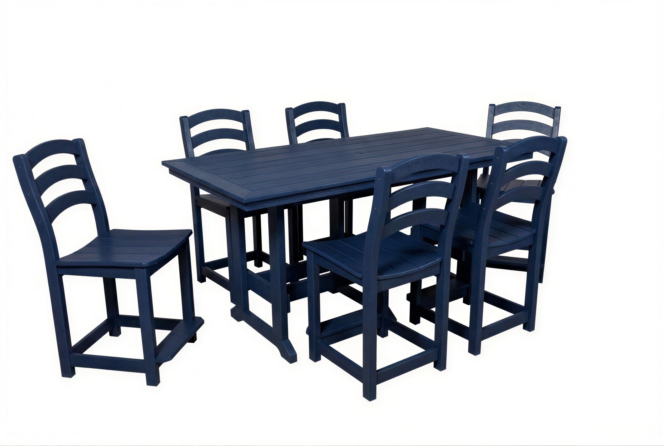 36"x72" Seabreak Table & Chairs Set