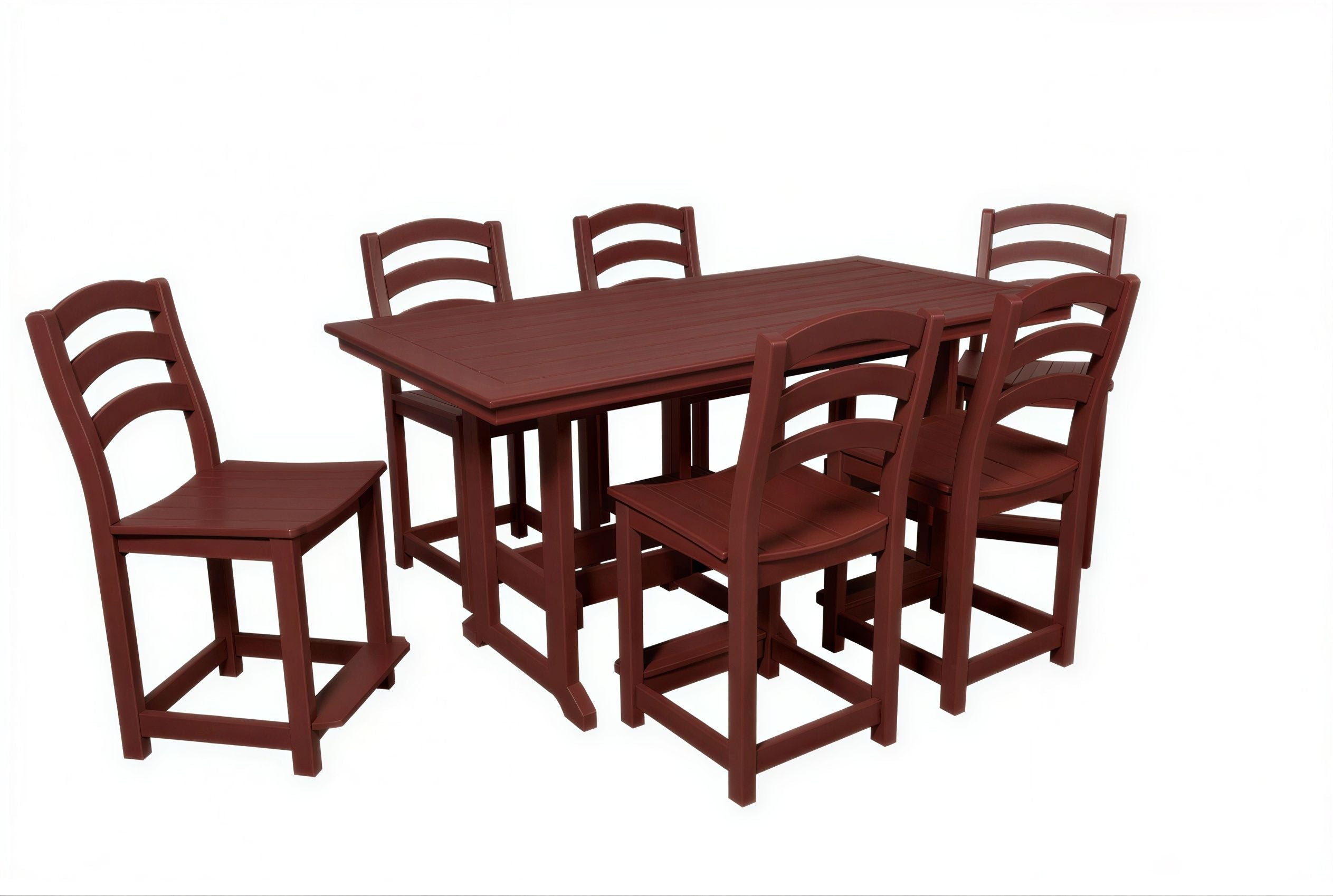 36"x72" Seabreak Table & Chairs Set
