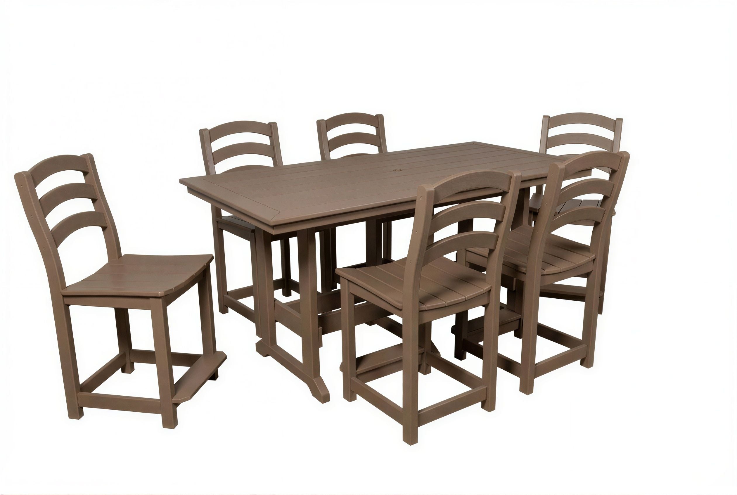 36"x72" Seabreak Table & Chairs Set