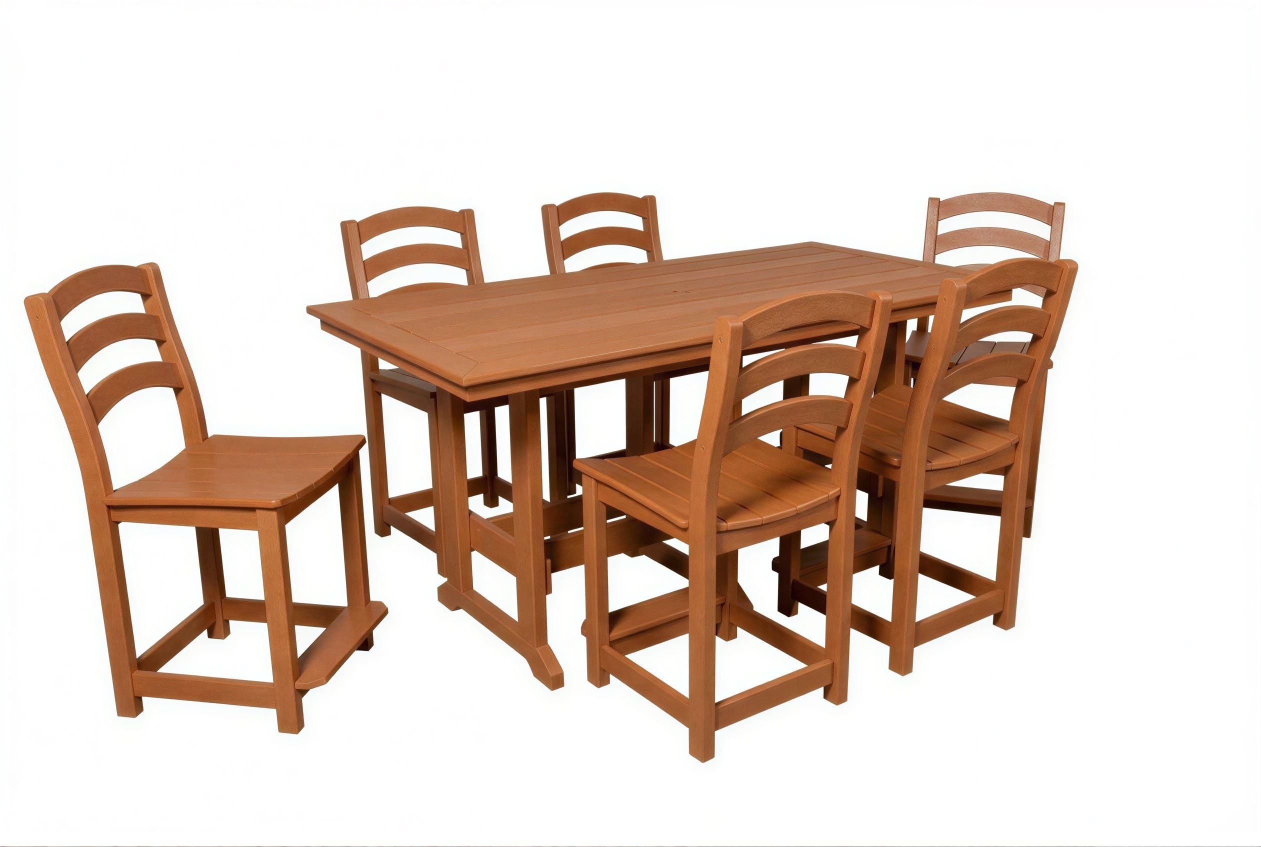 36"x72" Seabreak Table & Chairs Set