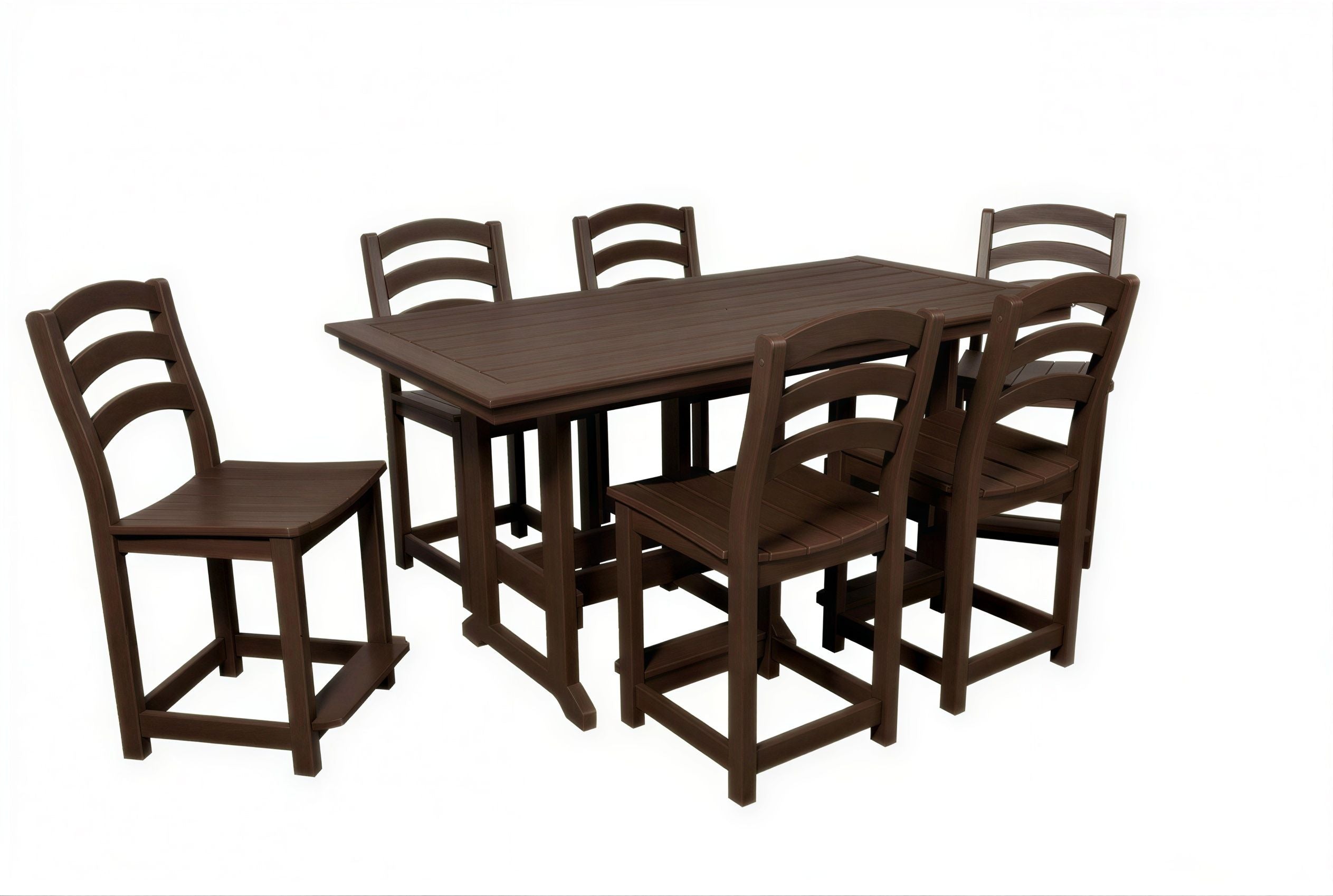 36"x72" Seabreak Table & Chairs Set