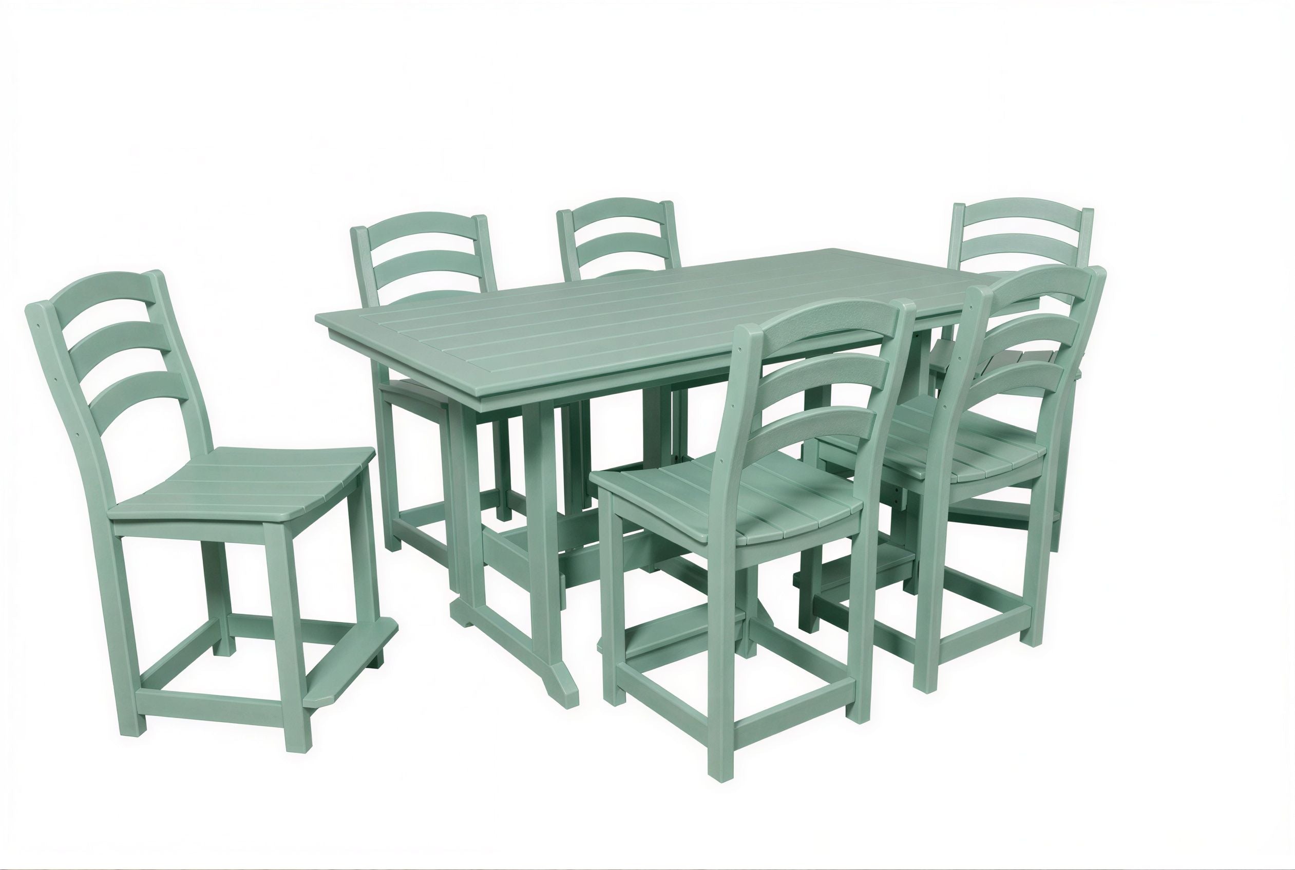 36"x72" Seabreak Table & Chairs Set
