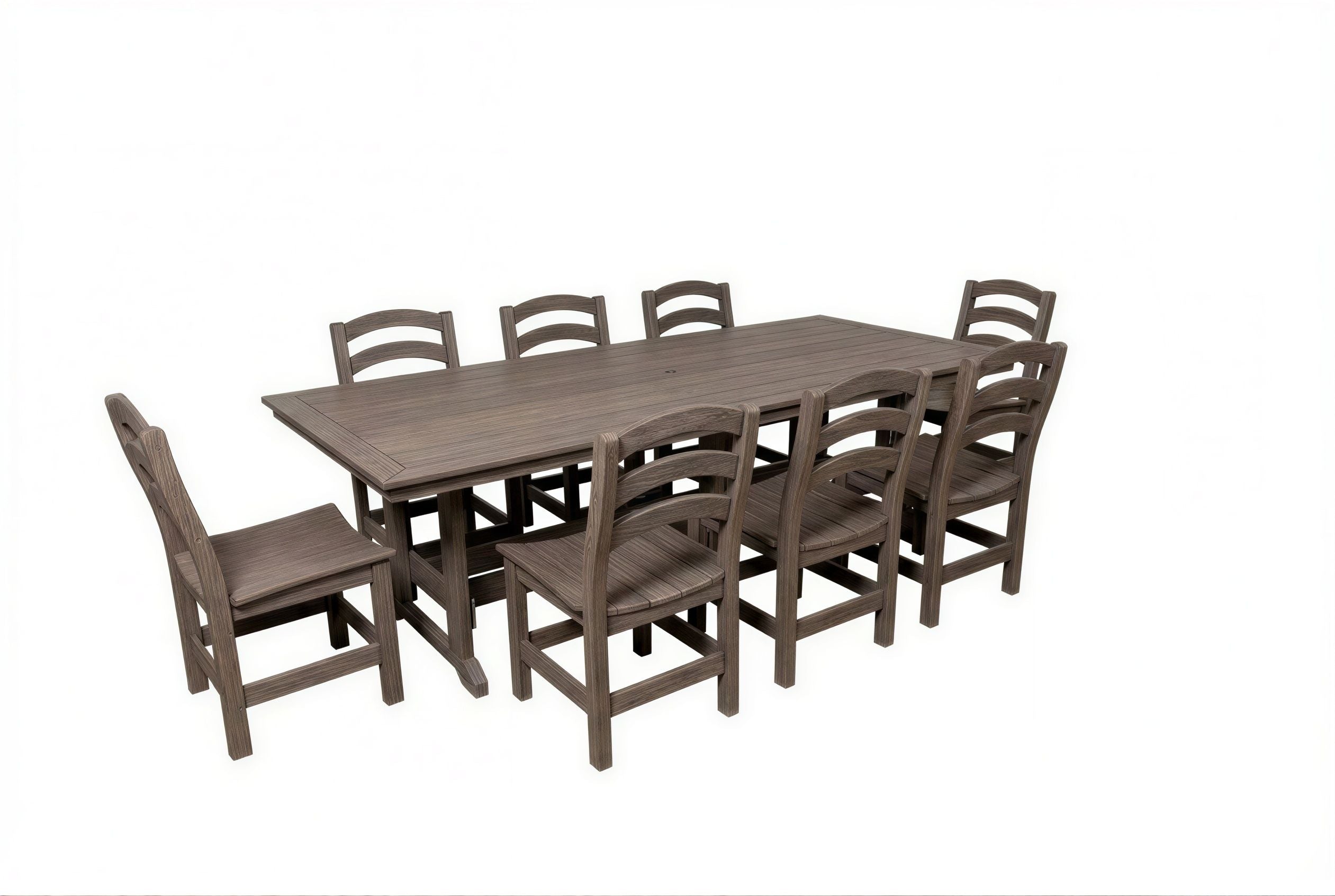 43" x 96" Rectangular Table & Chairs Set | Seabreak Collection