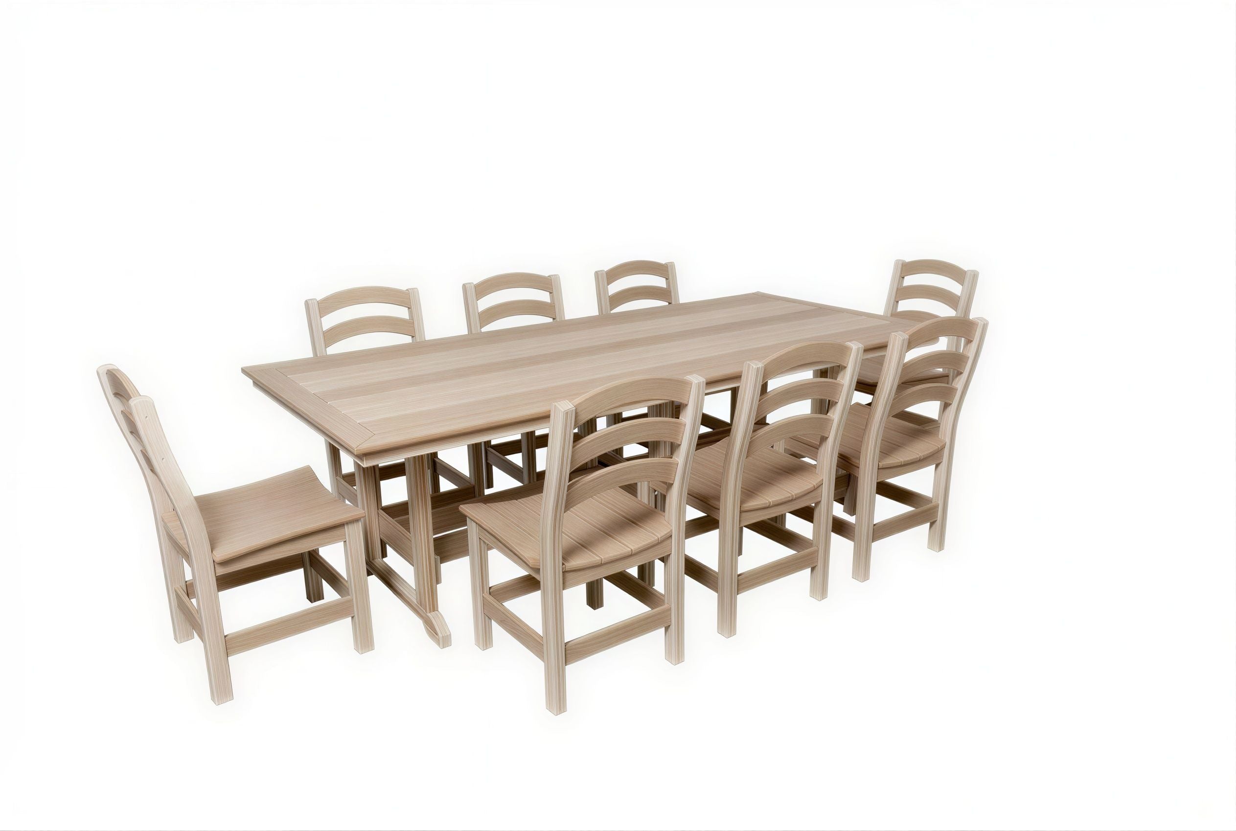 43" x 96" Rectangular Table & Chairs Set | Seabreak Collection