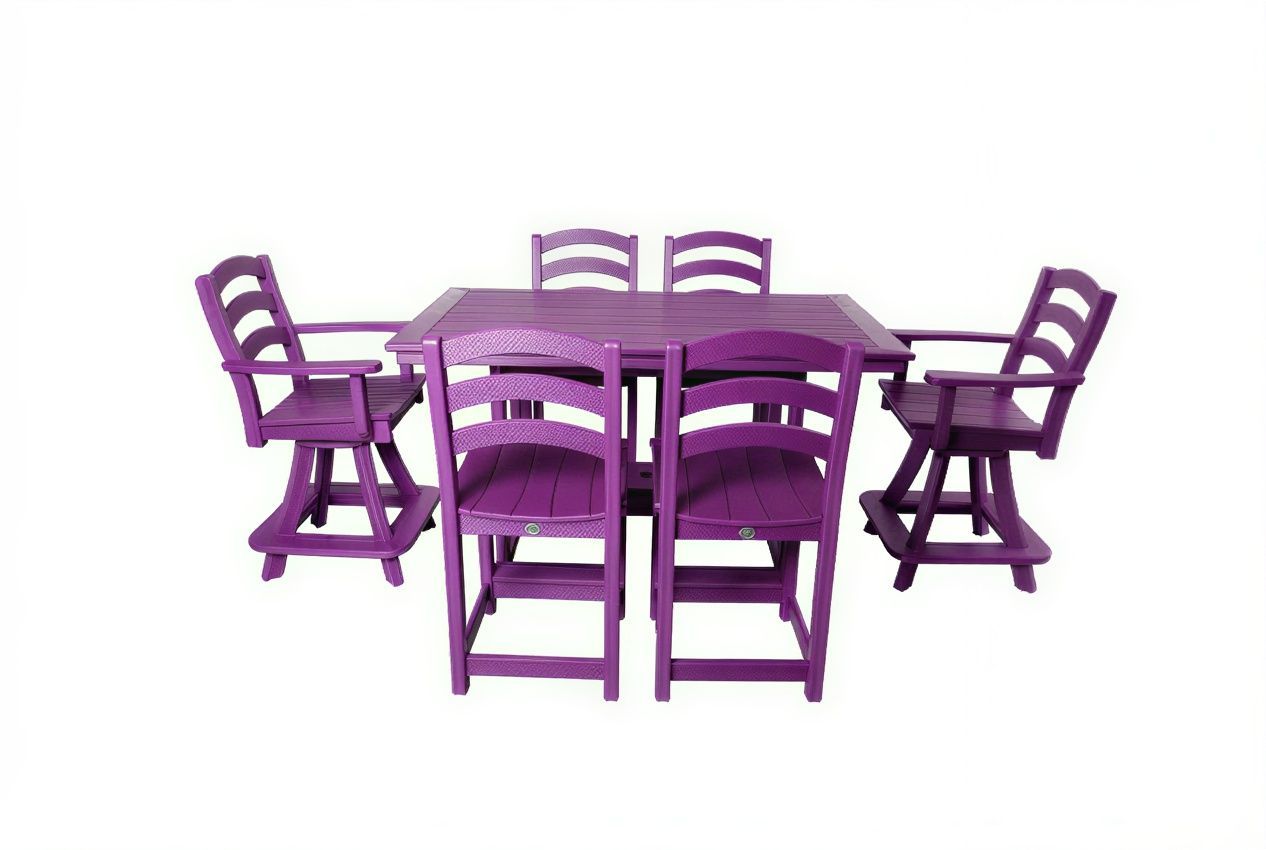 36"x60" Seabreak Table & Chairs Set