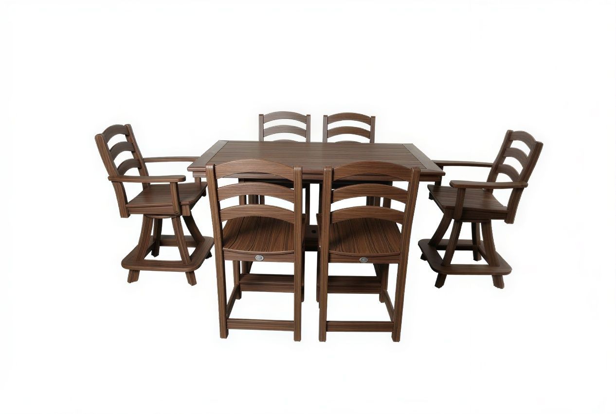 36"x60" Seabreak Table & Chairs Set