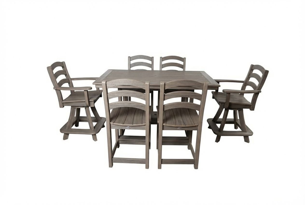 36"x60" Seabreak Table & Chairs Set