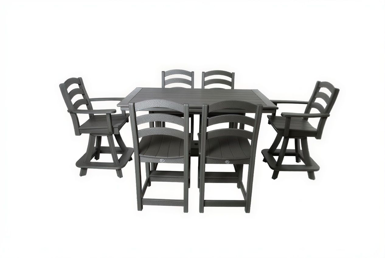 36"x60" Seabreak Table & Chairs Set