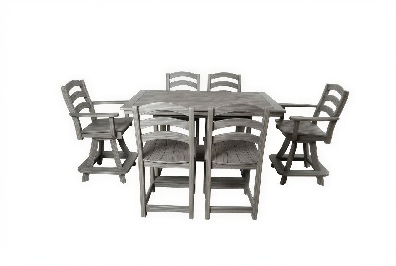 36"x60" Seabreak Table & Chairs Set