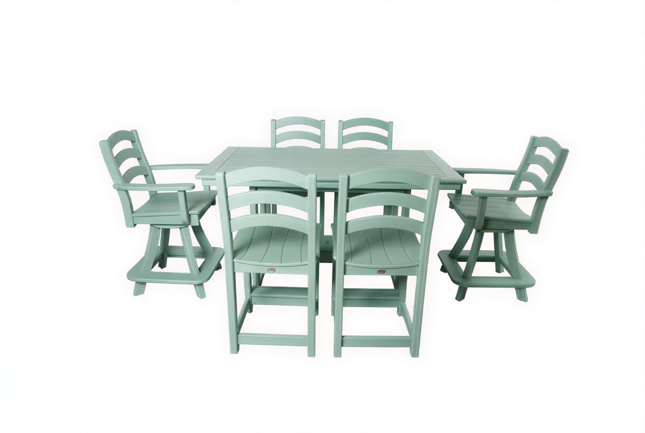 36"x60" Seabreak Table & Chairs Set