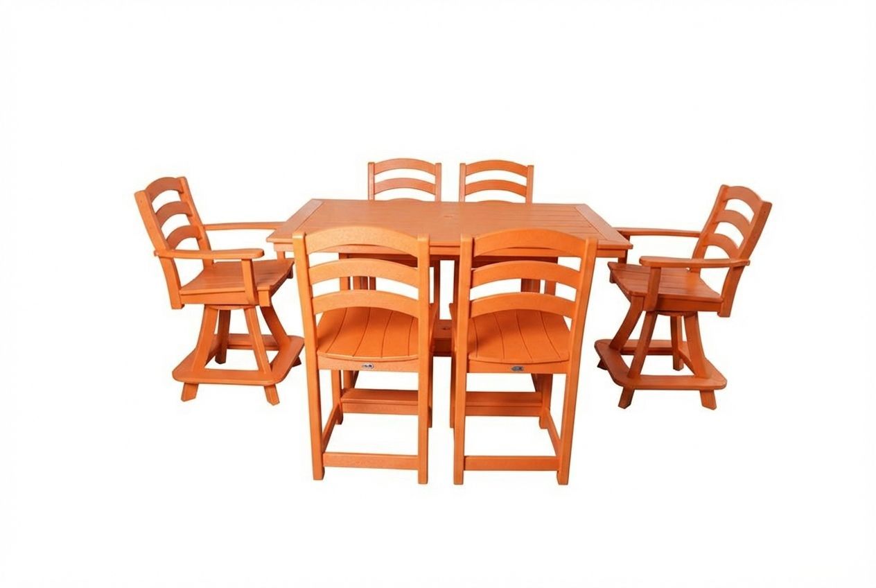 36"x60" Seabreak Table & Chairs Set