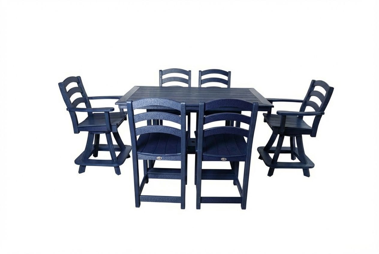 36"x60" Seabreak Table & Chairs Set