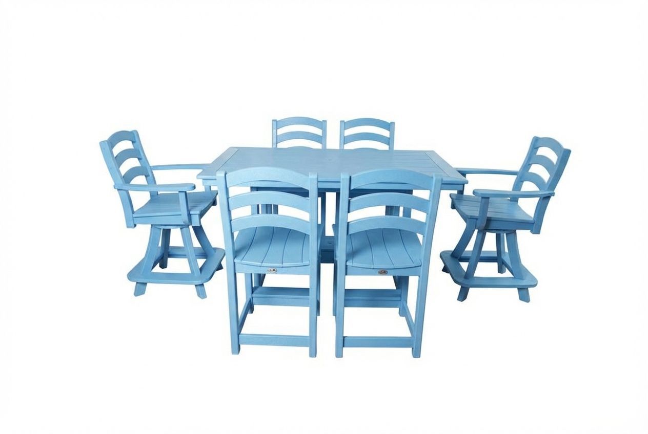 36"x60" Seabreak Table & Chairs Set