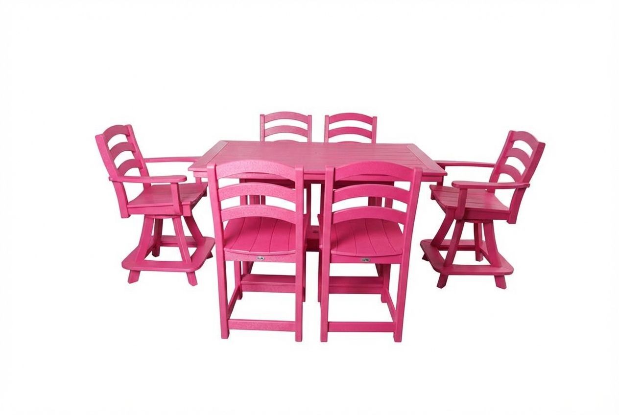 36"x60" Seabreak Table & Chairs Set