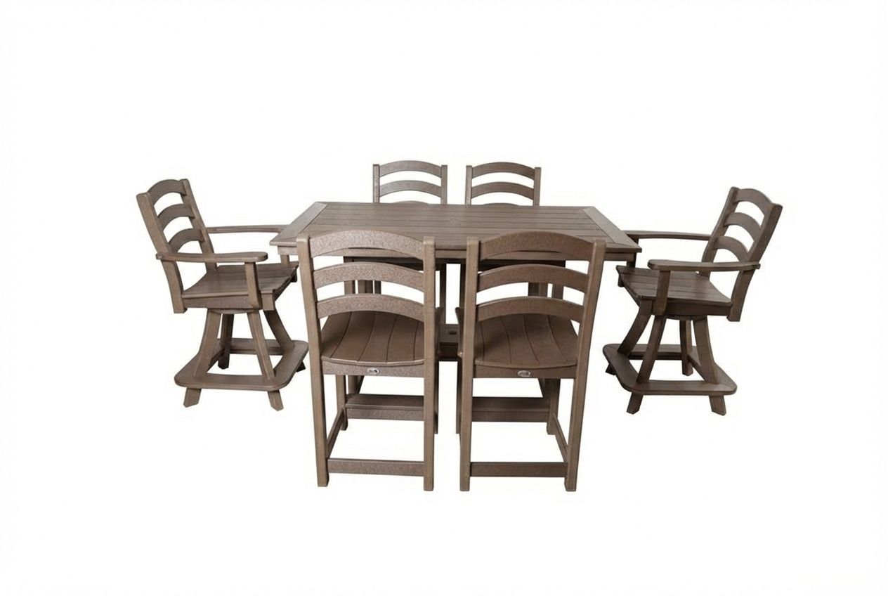 36"x60" Seabreak Table & Chairs Set