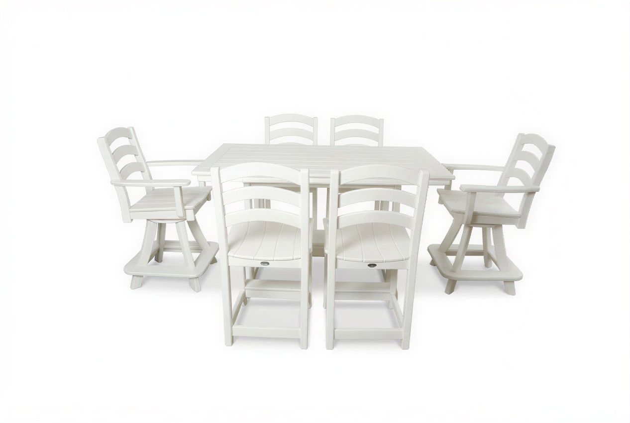 36"x60" Seabreak Table & Chairs Set