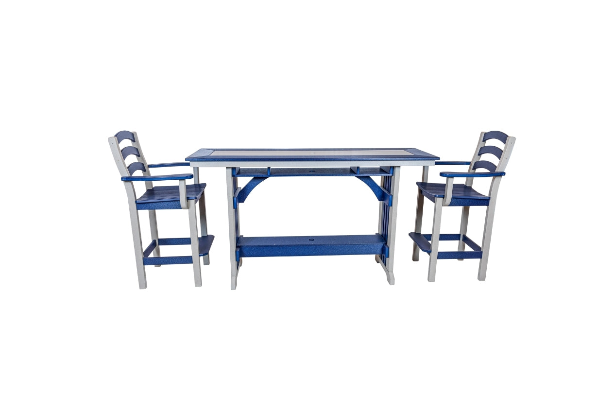 Mission Rail Balcony Table | Seabreak Collection