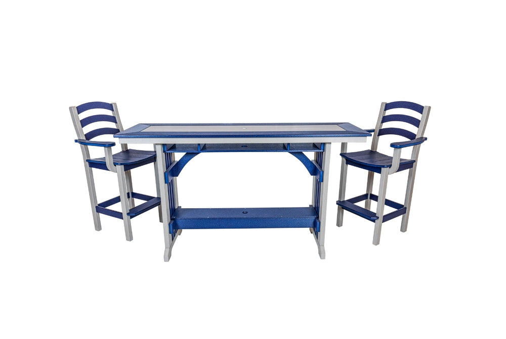 Mission Rail Balcony Table & Chairs Set | Seabreak Collection