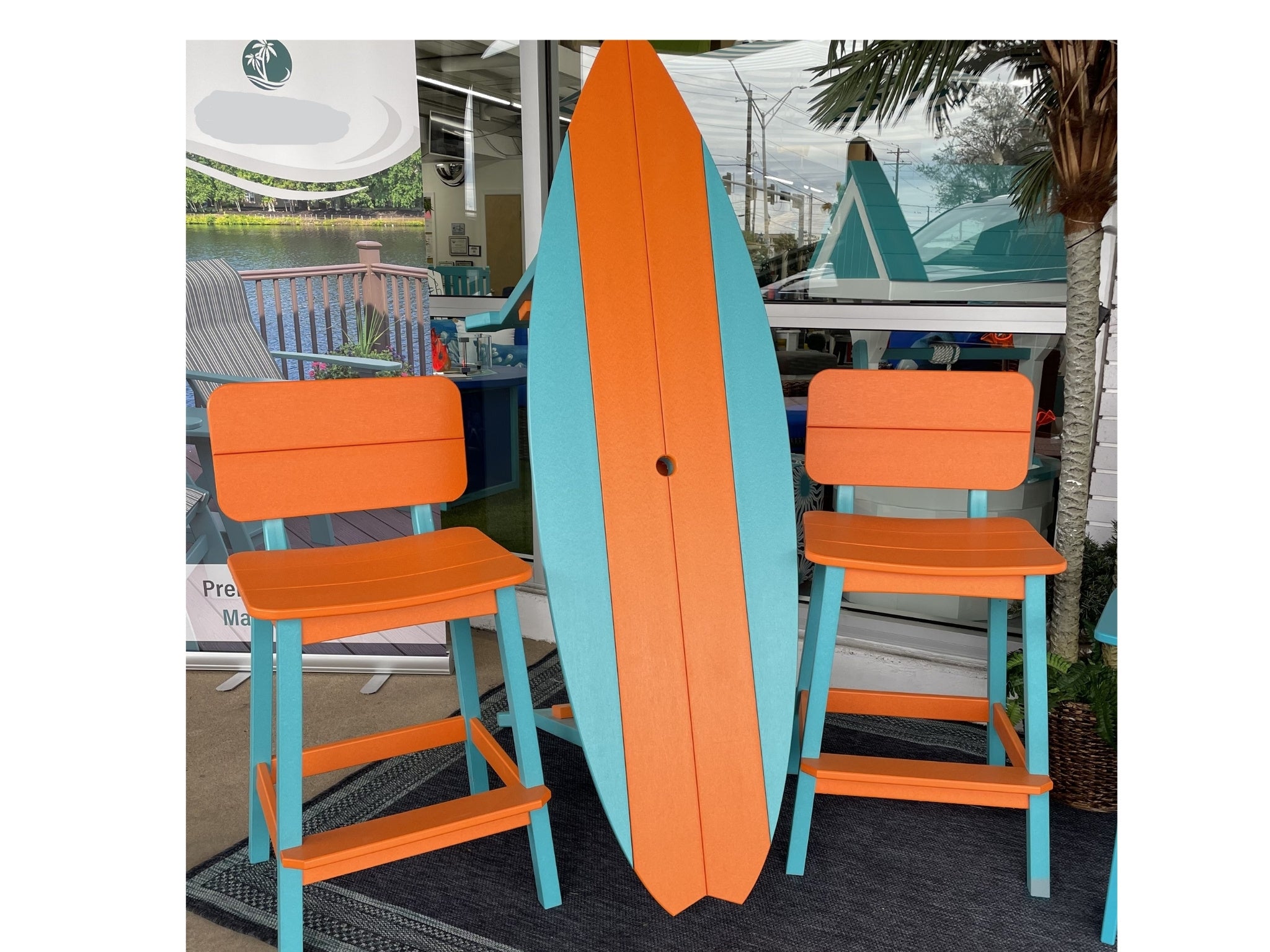 6' SurfAira Table & Chairs Set