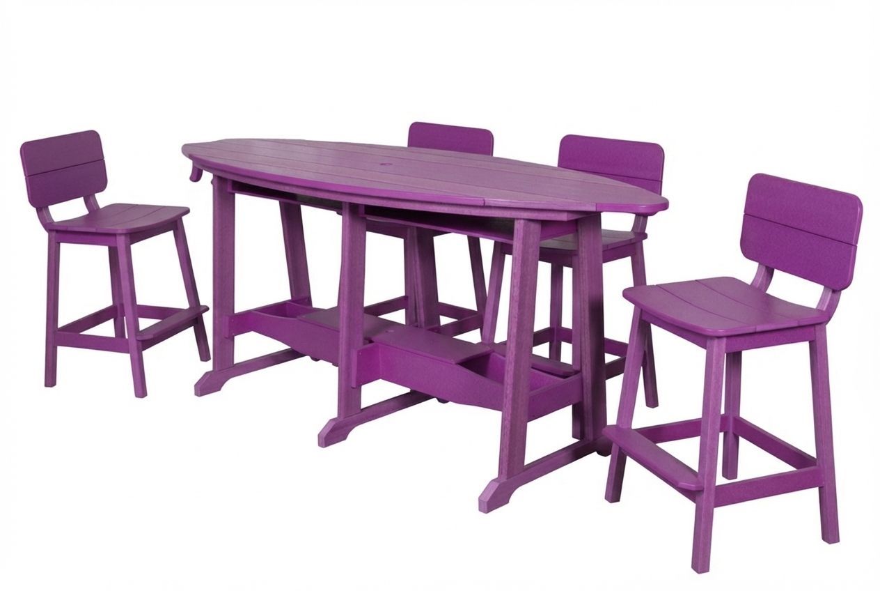 8' SurfAira Table & Chairs Set