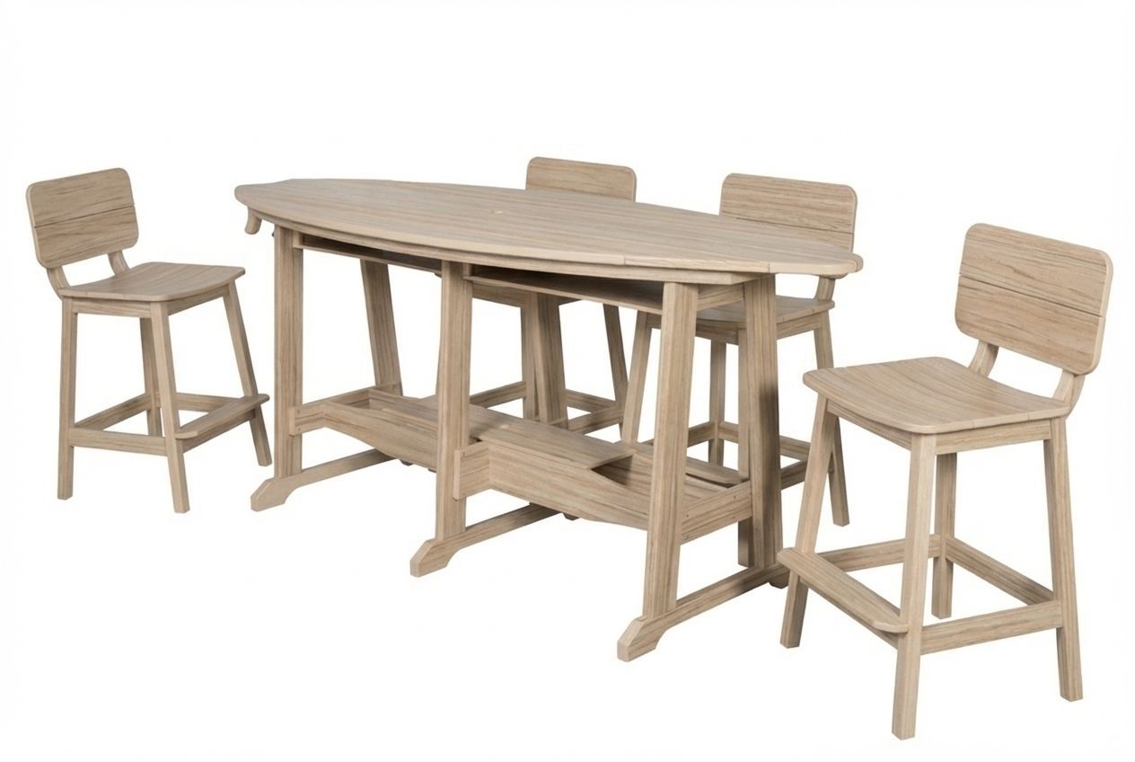 8' SurfAira Table & Chairs Set