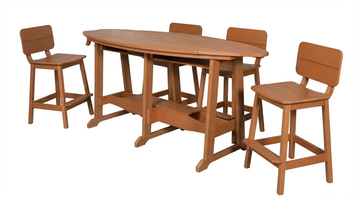 8' SurfAira Table & Chairs Set