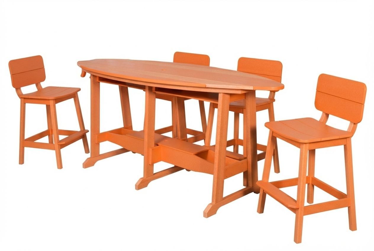 8' SurfAira Table & Chairs Set