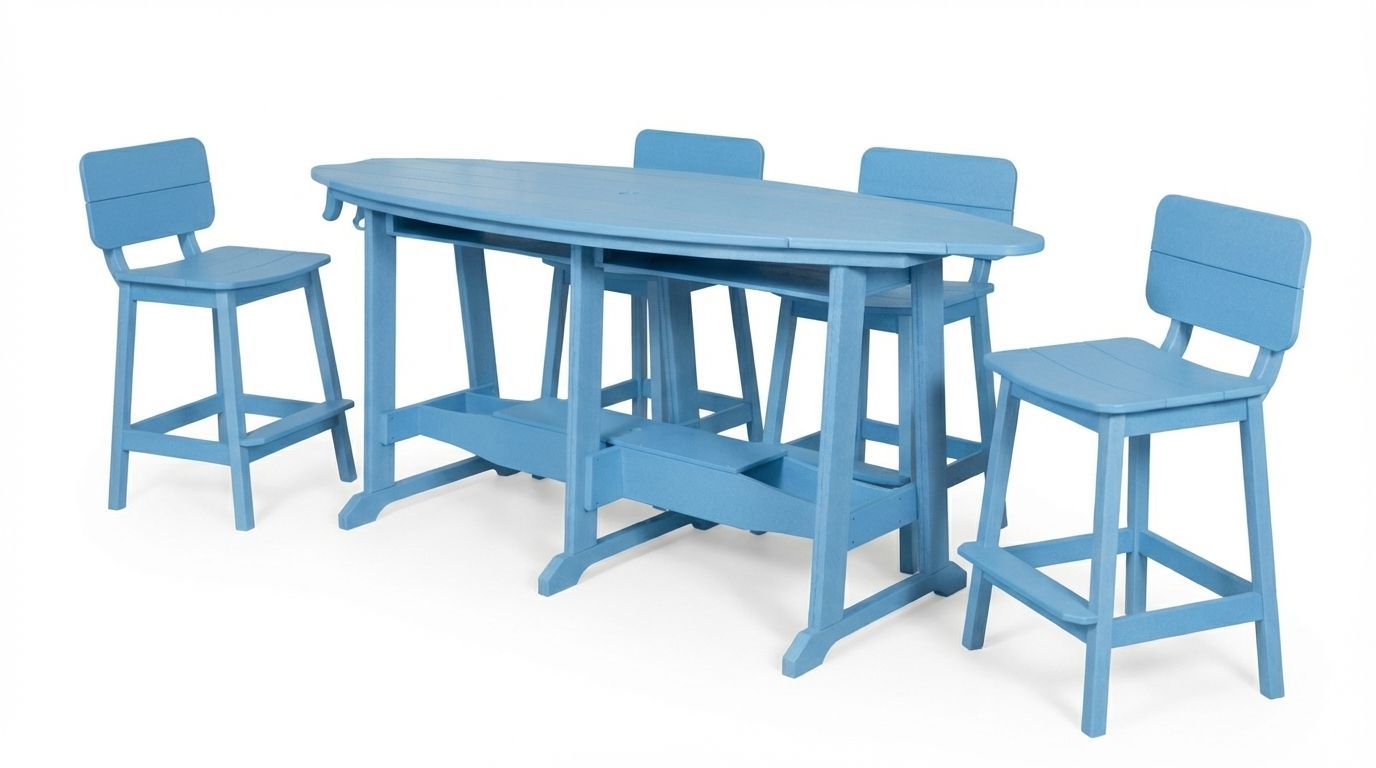 8' SurfAira Table & Chairs Set