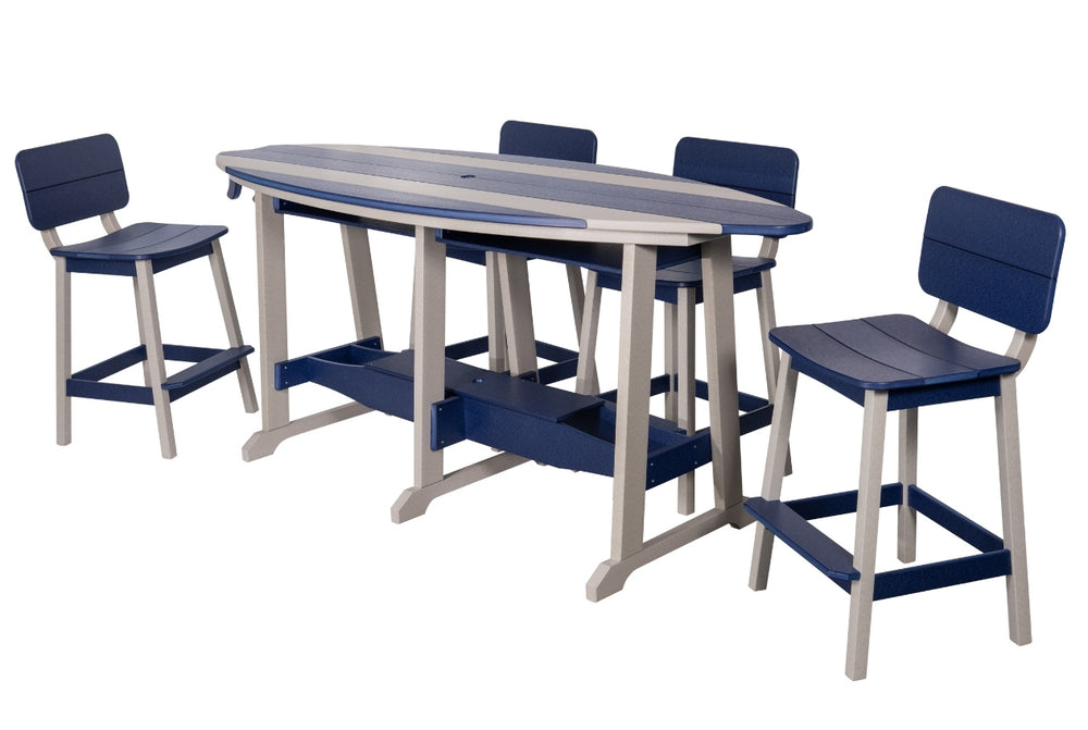 8' Surfboard Table & Chairs Set | SurfAira Collection