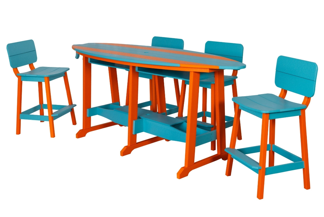 8' SurfAira Table & Chairs Set