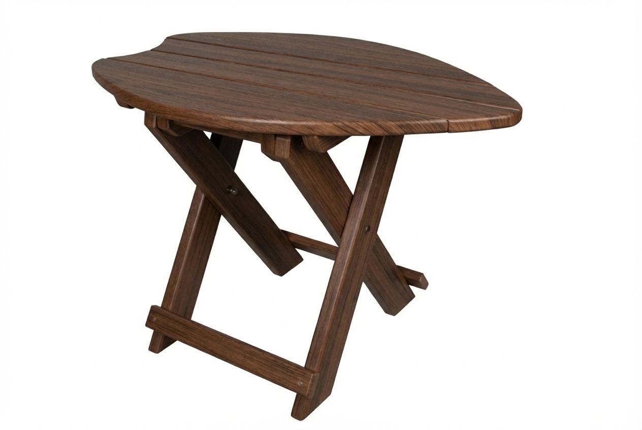 Folding Surfboard End Table | SurfAira Collection