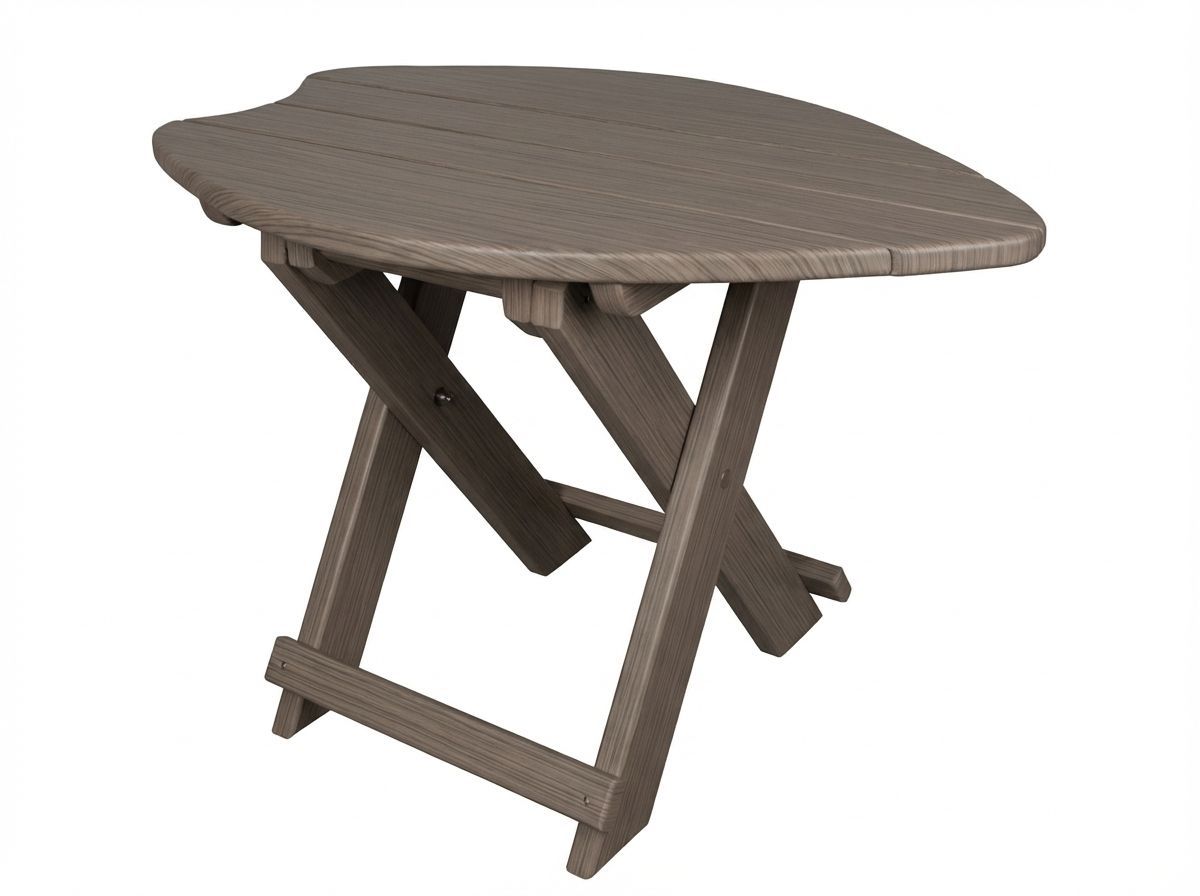Folding Surfboard End Table | SurfAira Collection