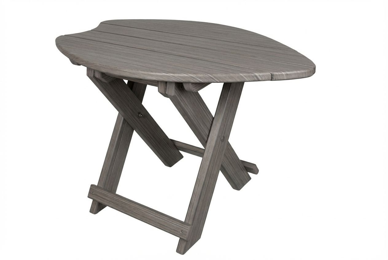 Folding Surfboard End Table | SurfAira Collection