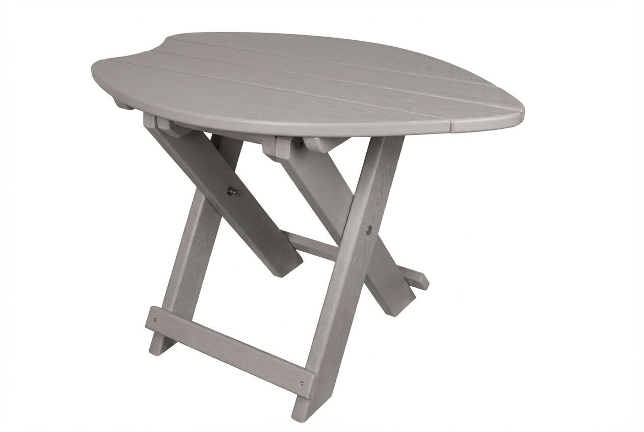 Folding Surfboard End Table | SurfAira Collection